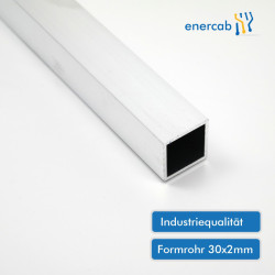 Aluminium-Formrohr 30x30x2mm 1m