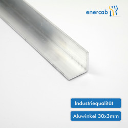 Aluminiumwinkelprofil 30x30x3mm 1m