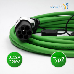 enercab green Typ2-Typ2 3x32A 22kW - Premium