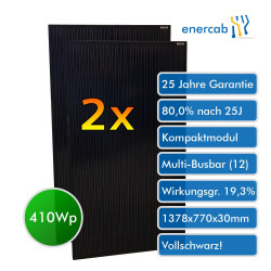 2x PV-Modul Sunergy SY-S205W full black - 410W - 0% MwSt AT