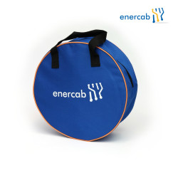 enercab Kabeltasche blau mit Logo