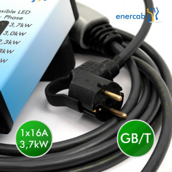 enercab flexible LED T2 16A-230Schutzkontakt GB/T 5m