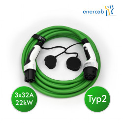 enercab green Typ2-Typ2 3x32A 22kW - Premium