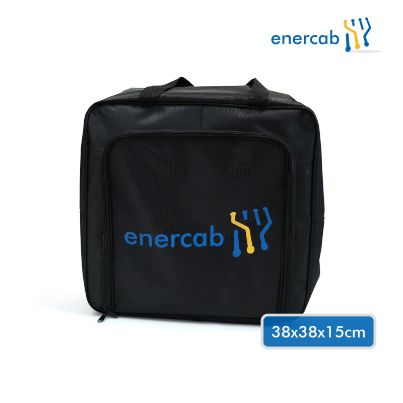 enercab Kabeltasche Premium schwarz mit Logo