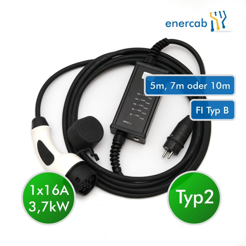 enercab flexible LED T2 16A-230SCHUKO