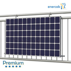 Solarmodul-Balkonbefestigungsset 0° bzw. 15-30°